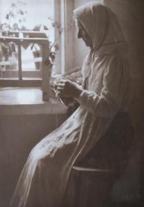 BULHAK Jan 1876-1950,Kobieta przy oknie - typy ludzkie,Rempex PL 2014-07-09