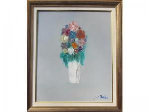 BULLER Tony 1938,Bouquet au vase,Hôtel des ventes d'Avignon FR 2021-03-06