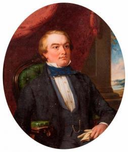 BULLOCK George Grosvenor 1810-1860,Portrait d'homme,Rossini FR 2017-10-10