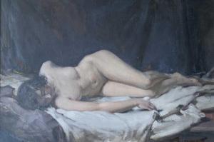 BULLOCK Ralph 1867-1949,Sleeping Nude,David Lay GB 2021-05-13