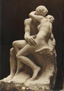 BULLOZ Jacques Ernest 1858-1942,Le Baiser, sculpture d'Auguste Rodin,1905,Yann Le Mouel 2022-07-07