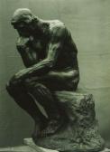 BULLOZ Jacques Ernest 1858-1942,Le penseur de Rodin,1910,Tajan FR 2014-04-17