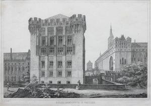 Bultemeyer Hans 1826-1905,Schloss Marienburg in Preussen Widok zamku w Mal,1855,Sopocki Dom Aukcjny 2018-02-17