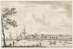 BULTHUIS Jan 1750-1801,View of the Hoogesluis on the Buitenamstel,1790,Christie's GB 2018-12-06