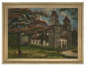 Bumanlag David Jose 1909-1990,Cathedral of St. Mary and St. John, Manila, ,1934,New Orleans Auction 2018-04-21