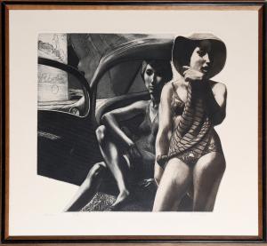 BUMBECK David A 1940,The Car,1978,Ro Gallery US 2023-05-09