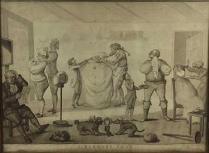 BUNBURY Henry William 1750-1811,A Barbers Shop,Reeman Dansie GB 2023-08-28