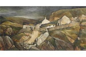 BUNCE Stephen 1900-1900,DERBYSHIRE LANDSCAPE,1975,Mellors & Kirk GB 2015-09-16