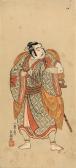 BUNCHO Tani 1763-1840,a full-length portrait of the actor Ichikawa Yaozo,Christie's GB 1998-10-27