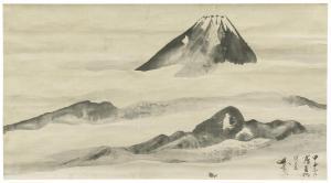 BUNCHO Tani 1763-1840,Mount Fuji,1804,Bonhams GB 2015-11-12