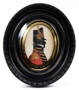 BUNCOMBE John 1795-1825,portrait miniature of an officer of the 97th Queen,Reeman Dansie 2019-04-09