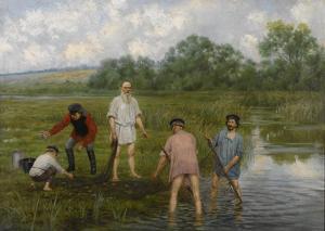 BUNIN Narkiz Nikolaievich 1856-1912,Fishing,1903,Bonhams GB 2014-06-04