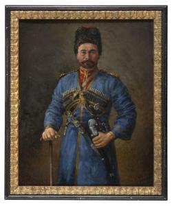 BUNIN Narkiz Nikolaievich 1856-1912,UFFICIALE IN UNIFORME,Babuino IT 2020-03-12