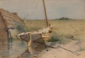 BUNKER Dennis Miller 1861-1890,The Oyster Boat "Water Witch",1880,William Doyle US 2019-10-08