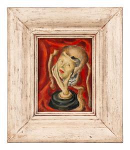 BUNNELL Charles Ragland 1897-1968,Death Mask,Hindman US 2022-08-26