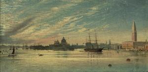 BUNNEY John Wharlton 1826-1882,Venice from the Bacino,1880,Christie's GB 2010-06-30