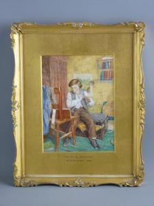 BUNNEY William B 1800-1800,interior scene,1874,Rogers Jones & Co GB 2017-06-27