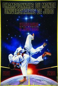 BUNTZ COPIK,Judo Strasbourg Championat du Monde Universitaire,1984,Artprecium FR 2019-04-03