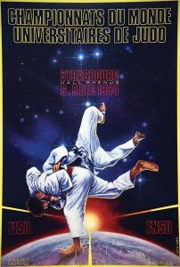 BUNTZ COPIK,Judo Strasbourg Championat du Monde Universitaire,1984,Artprecium FR 2017-06-28