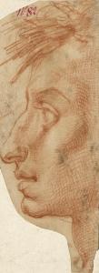 BUONARROTI MICHELANGELO 1475-1564,Tête de jeune homme de profil,Christie's GB 2023-03-22