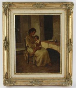 BUONGIORNO Donatus 1865-1935,mother with child,Kaminski & Co. US 2019-11-10