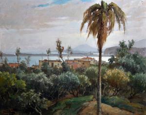 BUONO Leon Giuseppe 1887-1975,Paesaggio costiero,Vincent Casa d'Aste IT 2024-03-23