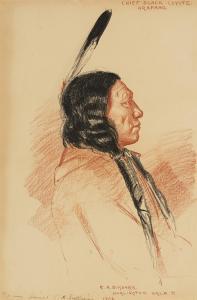 BURBANK Elbridge Ayer 1858-1949,Chief Black Coyote, Arapaho,1901,Sotheby's GB 2024-01-19