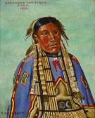 BURBANK Elbridge Ayer 1858-1949,She-Comes-Out-First Sioux,1899,Santa Fe Art Auction US 2018-11-10