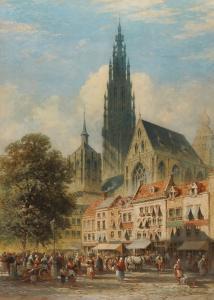 BURBRIDGE John 1855-1894,Antwerp Cathedral,1881,Bellmans Fine Art Auctioneers GB 2023-10-10