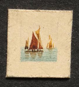 BURCHETT Stanley A 1900-1900,sailboats on calm seas,John Nicholson GB 2021-08-11