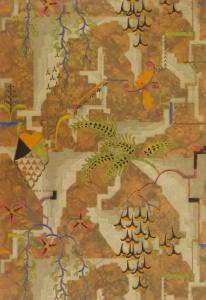 BURCHFIELD Charles Ephraim,Modernistic Pattern wallpaper swatch,1927,Rachel Davis 2024-03-23