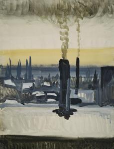 BURCHFIELD Charles Ephraim 1893-1967,Snow on the Roof Tops, Salem,1920,Christie's GB 2024-04-18
