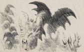 BURCHFIELD Charles Ephraim 1893-1967,White Owl and Black Winter Spirit,1961,William Doyle 2016-05-03