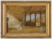 BURCI EMILIO 1811-1877,THE INTERIOR OF THE CAMPOSANTO MONUMENTALE, PIAZZA,Lawrences GB 2021-04-23