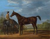 BURDE Friedrich Leopold,Portrait of a horse,Villa Grisebach DE 2014-11-26