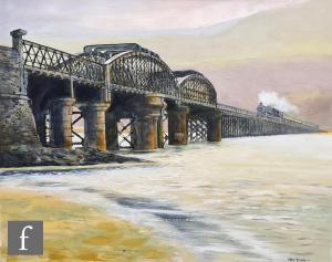 BURDEN Peter 1948,Barmouth Bridge,Fieldings Auctioneers Limited GB 2022-02-17