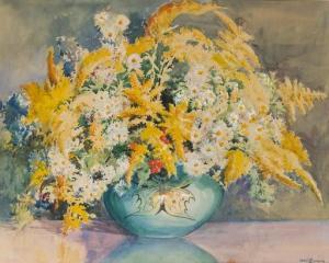 BURDOIN Juliet 1873,Wild Flowers,John Moran Auctioneers US 2020-07-19