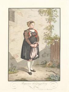 BURGDORFER Johann Jakob 1770,Paysanne du Gouggisberg,Dobiaschofsky CH 2009-11-11