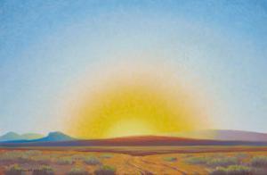 BURGDORFF Ferdinand 1881-1975,Sunset-Mojave Desert,Bonhams GB 2023-02-07