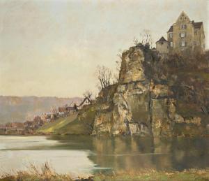 BURGER Josef 1887-1966,Schloss Gutenstein bei Sigmaringen,Wendl DE 2023-10-25