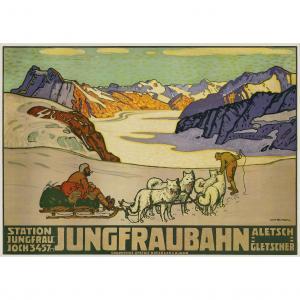 BURGER Willy Friedrich 1882-1964,Jungfraubahn,1914,Lyon & Turnbull GB 2023-01-12