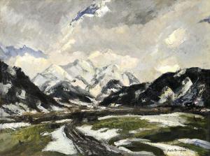 BURGERS Felix 1870-1934,Der letzte Schnee,Scheublein Art & Auktionen DE 2021-03-19