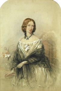 Burgess Adelaide 1857-1886,Portraits of Mr and Mrs Edmund Wright,Cheffins GB 2017-09-13