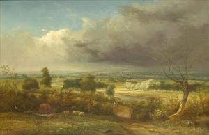 BURGESS C.H 1800-1800,Panoramic river landscape,Dreweatt-Neate GB 2009-06-02