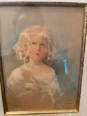BURGESS Ethel Kate 1896-1907,Portrait d'une jeune enfant,Binoche et Giquello FR 2022-01-28