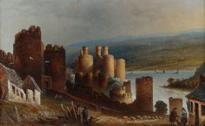 BURGESS James Howard 1817-1890,'CARLINGFORD CASTLE',Ross's Auctioneers and values IE 2022-06-29