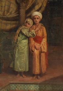 BURGESS John 1814-1874,Moroccan boys,Bonhams GB 2023-11-15