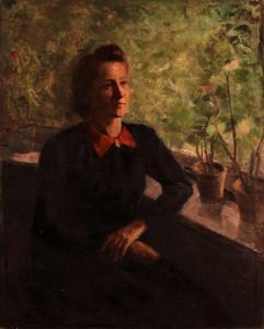 BURGHARDT Rezso 1884-1963,Portrait of a Woman,Pinter HU 2022-01-16