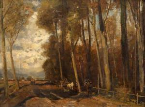 BURGHARDT Rezso 1884-1963,The Edge of the Forest,Artmark RO 2023-01-18