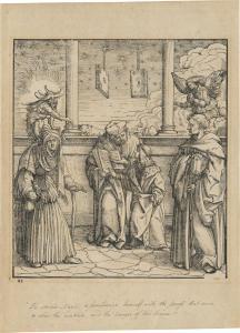 BURGKMAIR Hans I,Der junge Weisskunig wird in die schwarzen Künste ,1512,Galerie Bassenge 2023-06-07